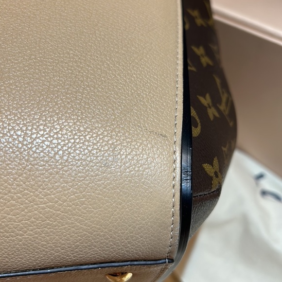 Louis Vuitton Kimono Shoulder Bag. Beige and brown monogram.Luxury Louis Vuitton - Picture 12 of 17